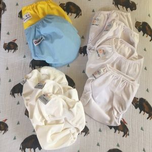 NWOT Set of 9 diaper covers
